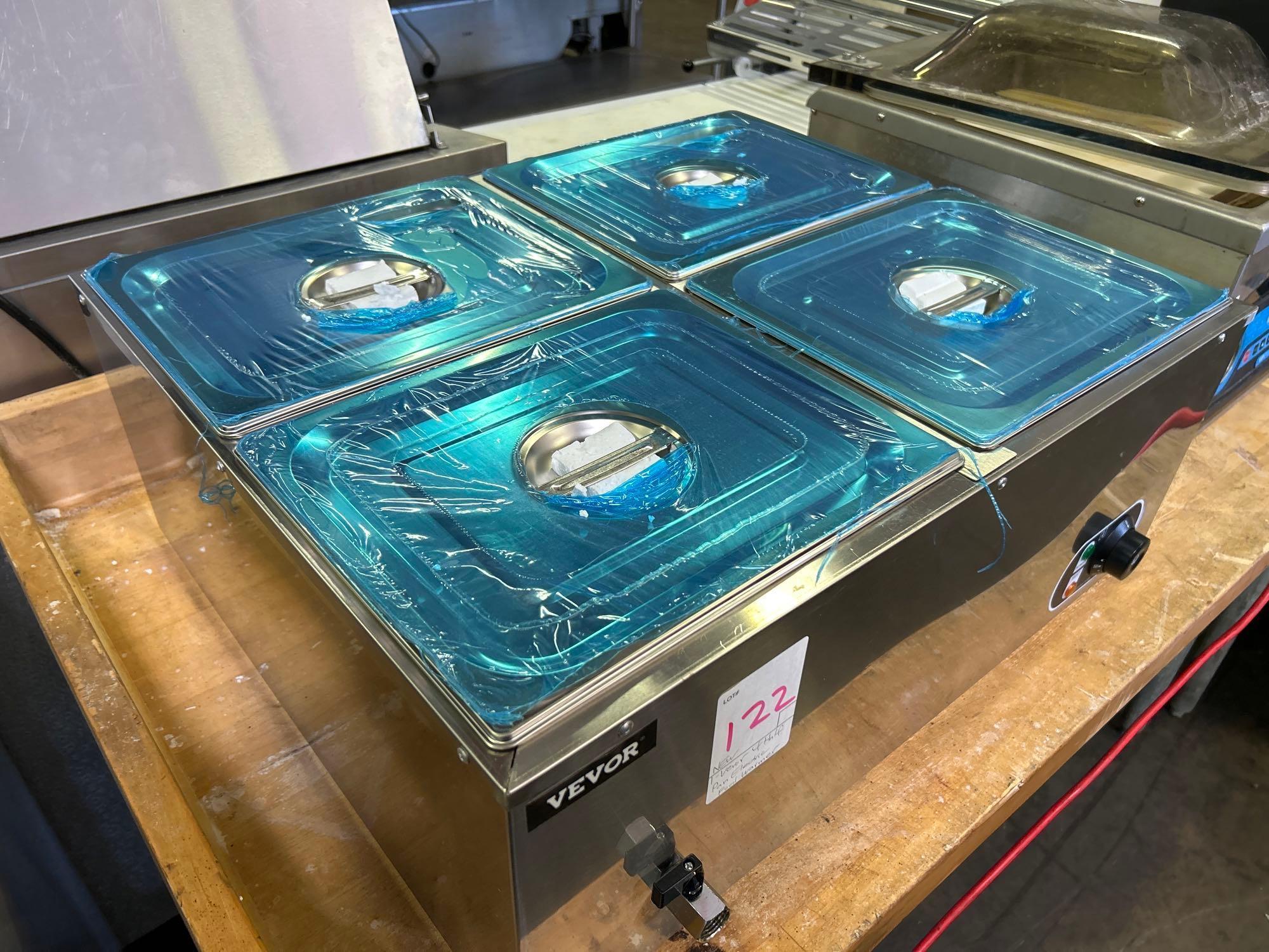 New - Vevor 4 Half Pan Electric Food Warmer