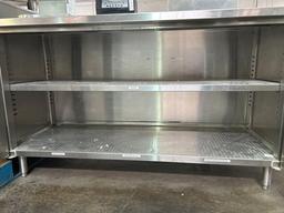 60 in. x 24 in. All Stainless Steel Dish Cabinet