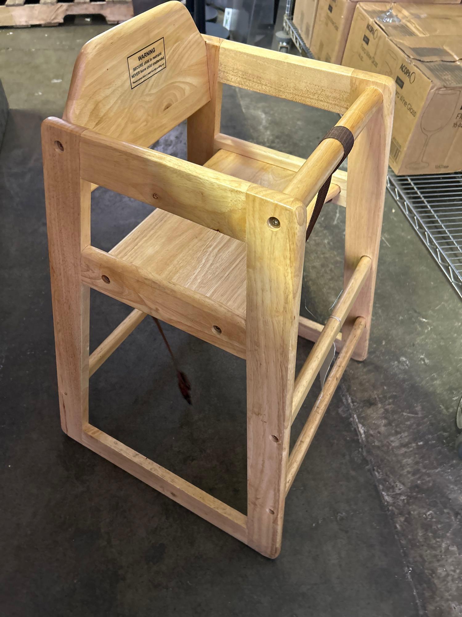 Winco and Alpine Wood High Chairs