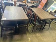 48 in. x 30in. Faux Wood Laminate Top Dining Tables