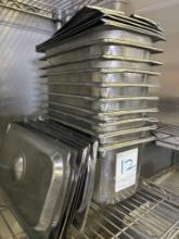 Third x 6 in. Stainless Steel Pans with Lids