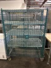 48 in . x 24 in. 4 Shelf Epoxy Security Cage