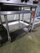 34 in. x 30 in. All Stainless Steel Equipment Stand