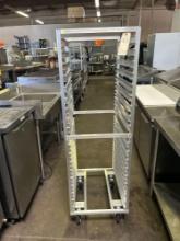 New New Age Heavy Duty 20 Space Aluminum Sheet Pan Rack