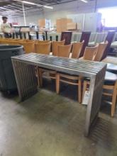 46 in. x 15 in. Chrome table