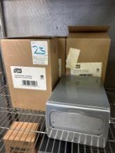 New Tork Brushed Steel Countertop Napkin Dispensers