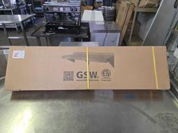 New in Box - GSW 48 in. X 13 in. Stainless Steel Wall Shelves