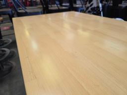 48 in. x 30 in. Solid Wood Top Dining Table