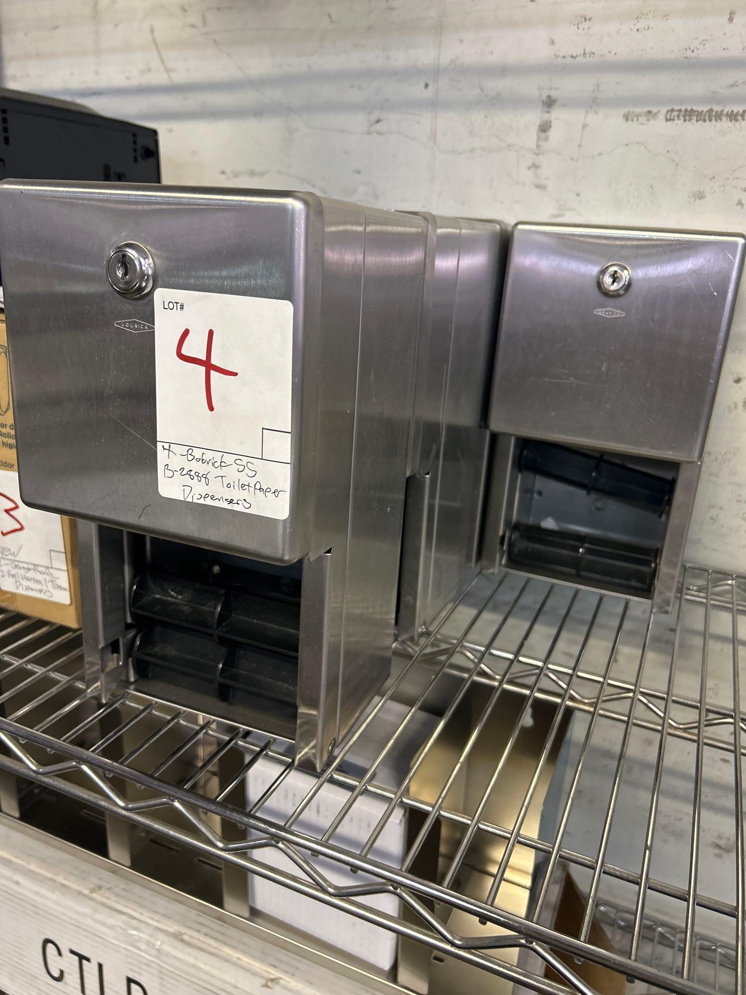 Bobrick Stainless Steel Toilet Paper Dispensers