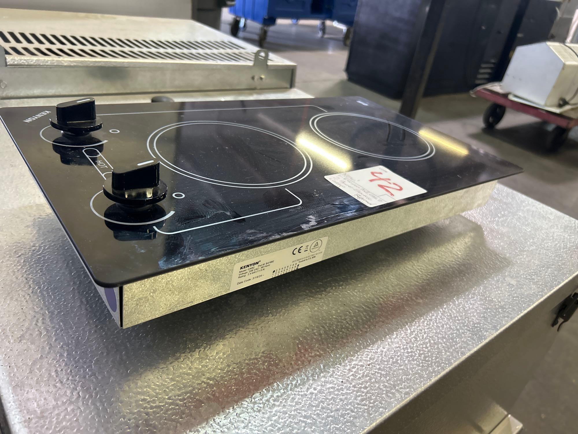 New Kenyon Mdl. CAR2 2 Burner Drop In Electric Cooktop