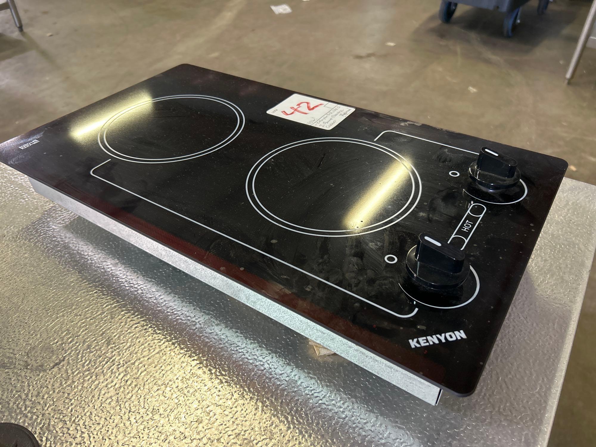 New Kenyon Mdl. CAR2 2 Burner Drop In Electric Cooktop