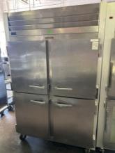 Traulsen 4 Half Dr. Refrigerator with Pan Glides