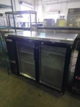 Kintera 48 in. 2 Glass Door Back Bar Refrigerator