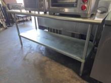 72 in. x 30 in. Stainless Steel Top Table