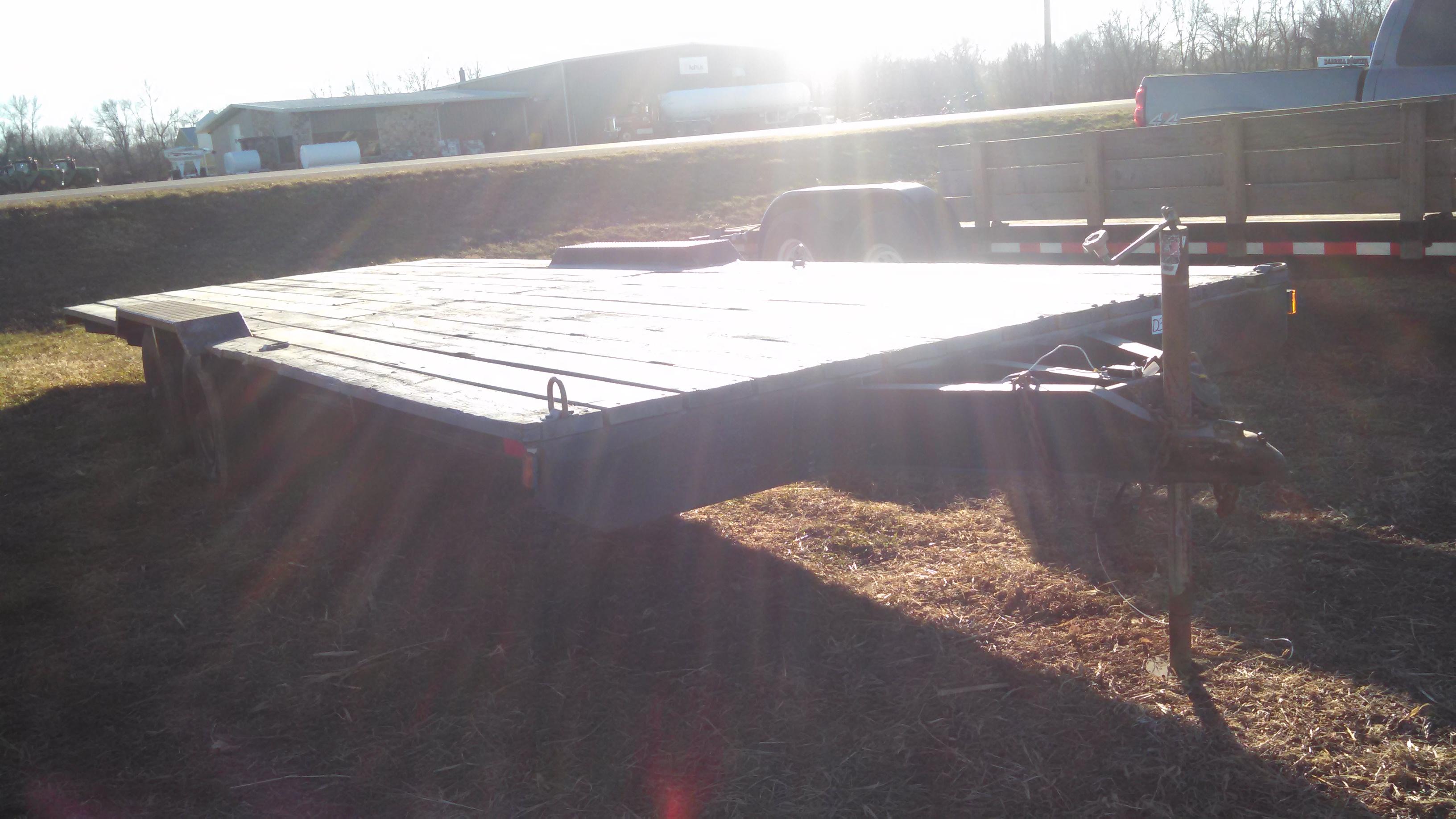 Homemade Flatbed Trailer 24' x 8.5'