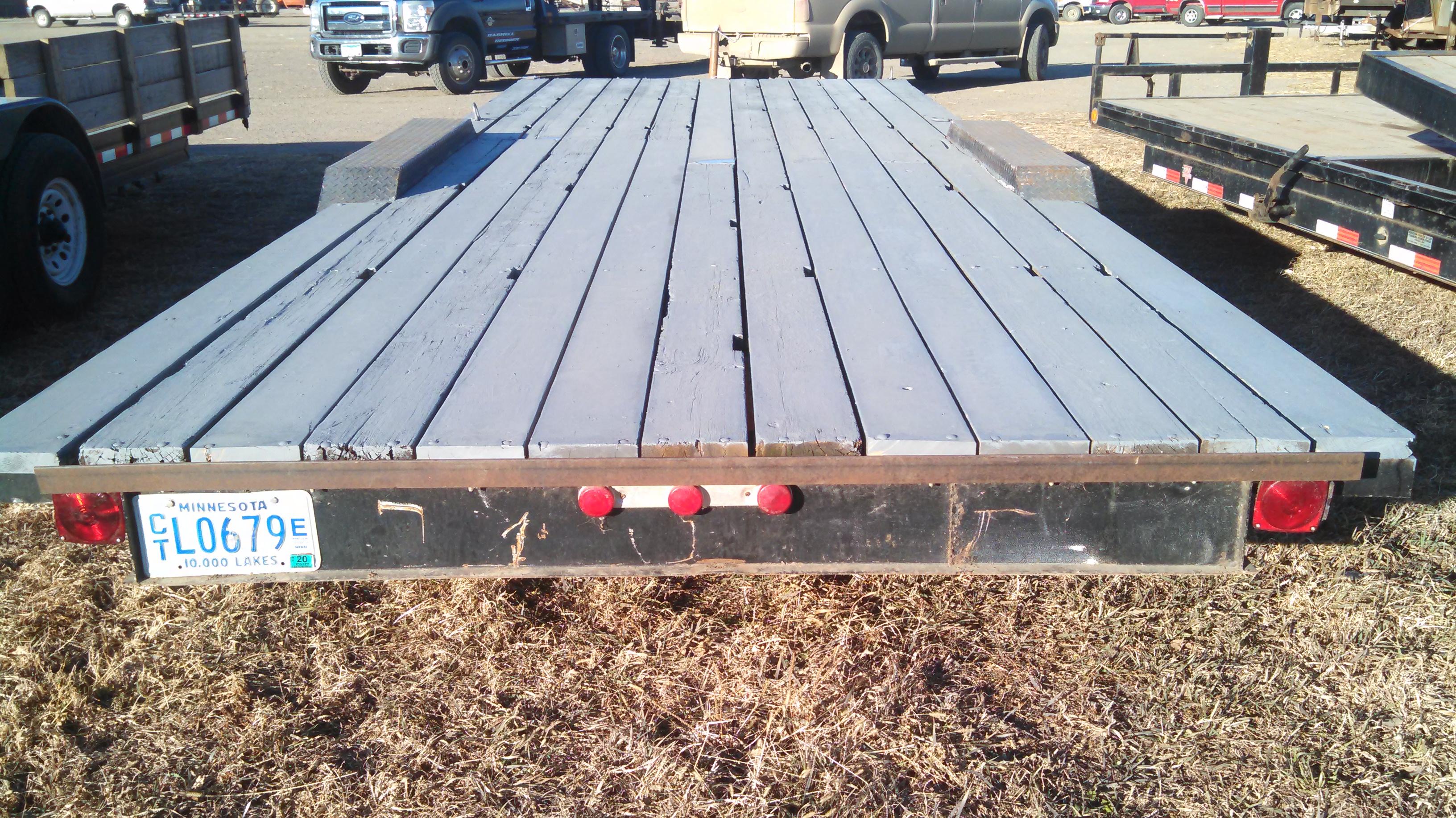 Homemade Flatbed Trailer 24' x 8.5'