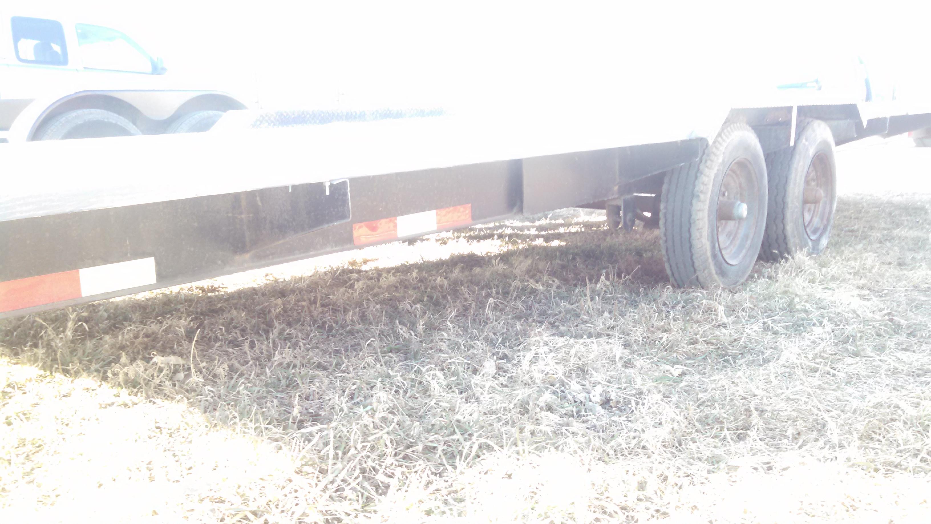 Homemade Flatbed Trailer 24' x 8.5'