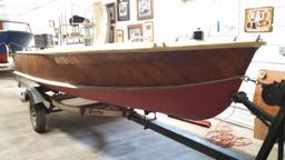1963 Dunphy 15' Run-a-Bout Wooden Boat