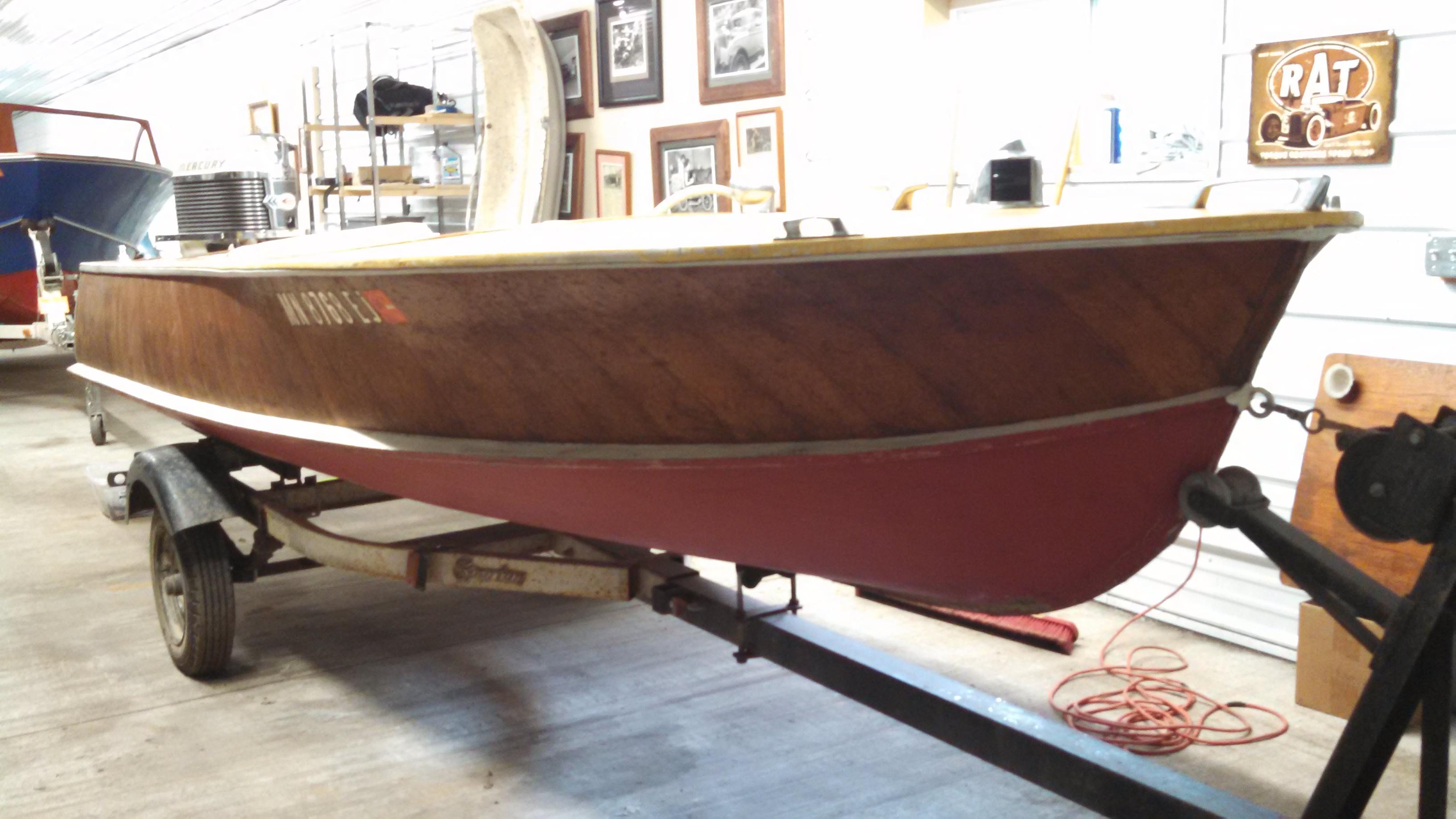 1963 Dunphy 15' Run-a-Bout Wooden Boat