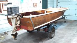 1963 Dunphy 15' Run-a-Bout Wooden Boat