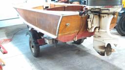 1963 Dunphy 15' Run-a-Bout Wooden Boat