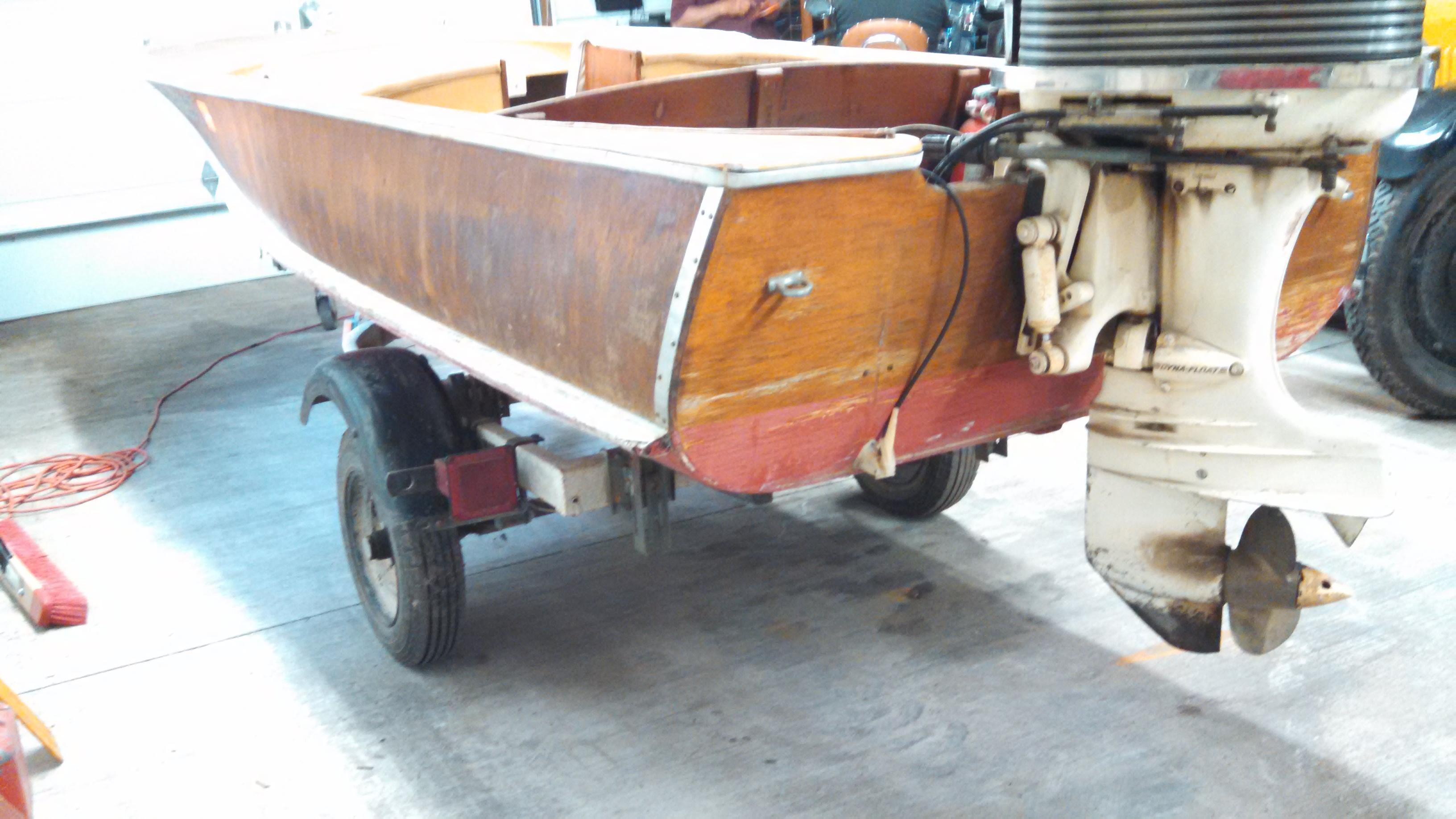 1963 Dunphy 15' Run-a-Bout Wooden Boat