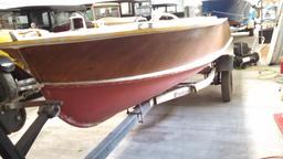 1963 Dunphy 15' Run-a-Bout Wooden Boat