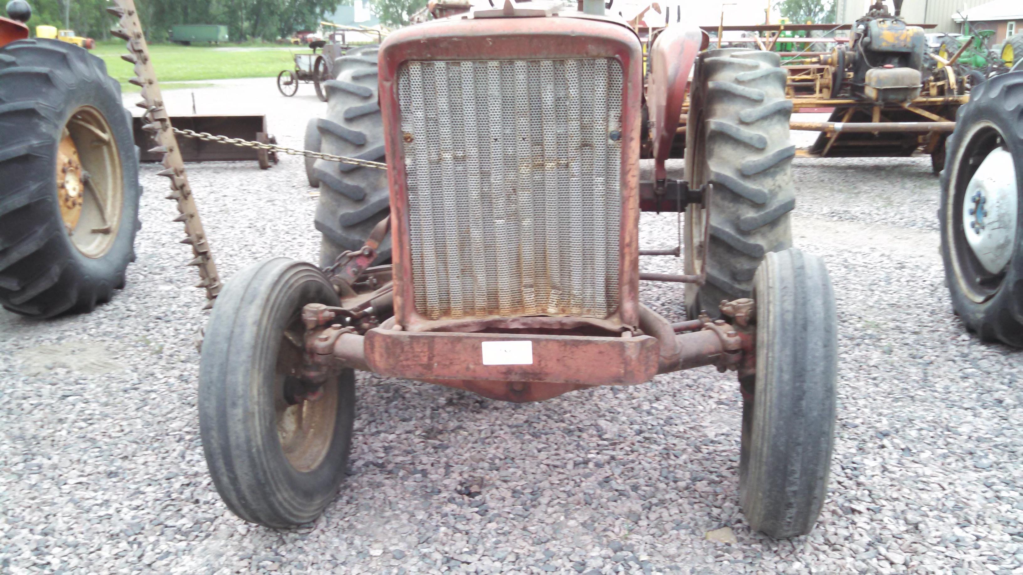 IH 404 Wide Front Tractor with Sickle Mower
