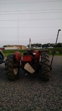 IH 404 Wide Front Tractor with Sickle Mower