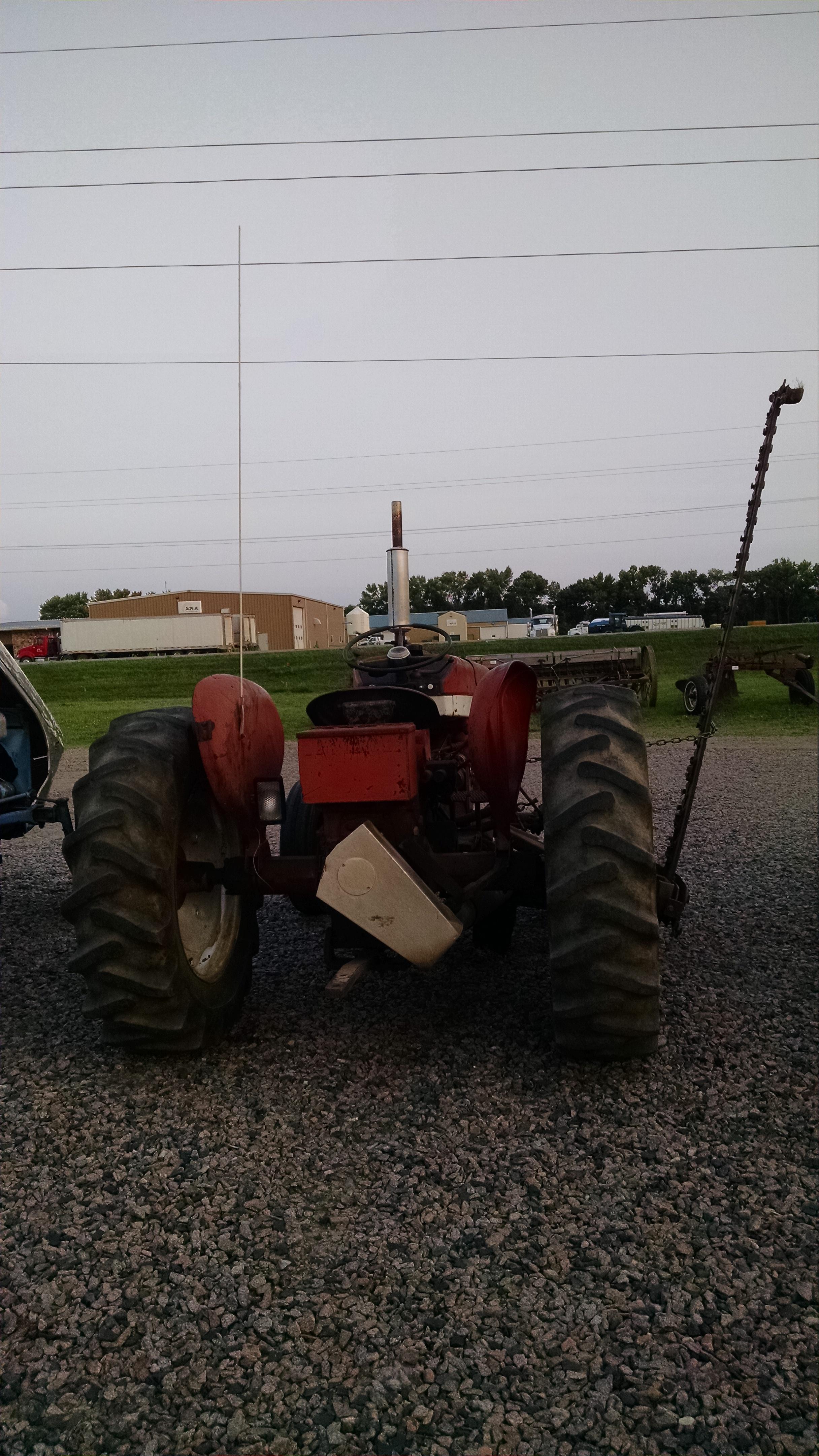 IH 404 Wide Front Tractor with Sickle Mower