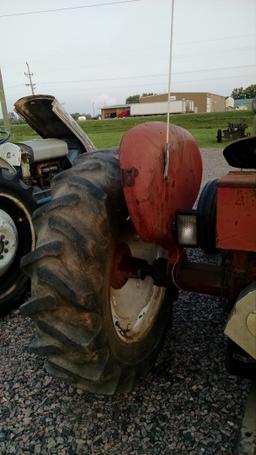 IH 404 Wide Front Tractor with Sickle Mower