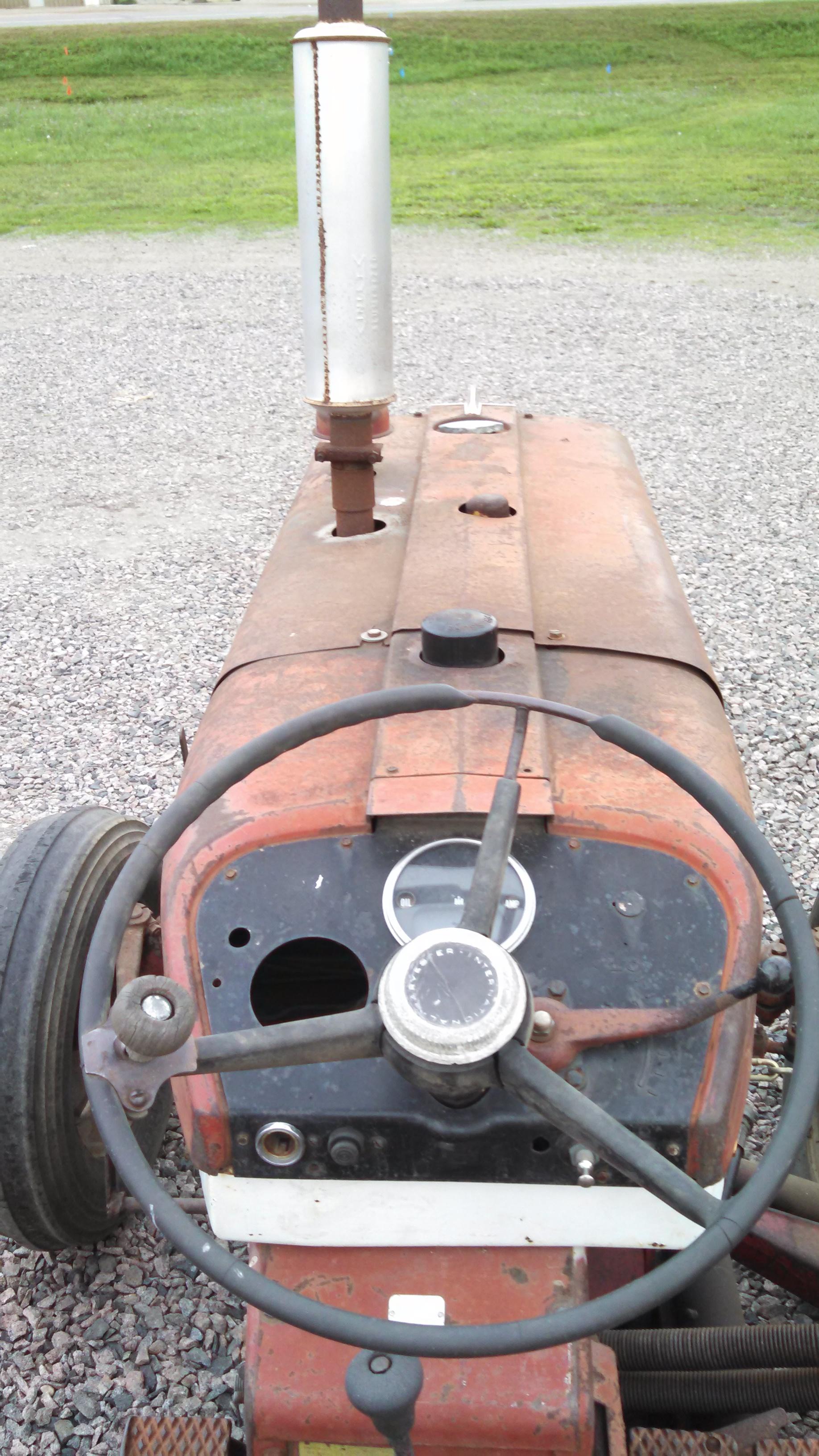 IH 404 Wide Front Tractor with Sickle Mower