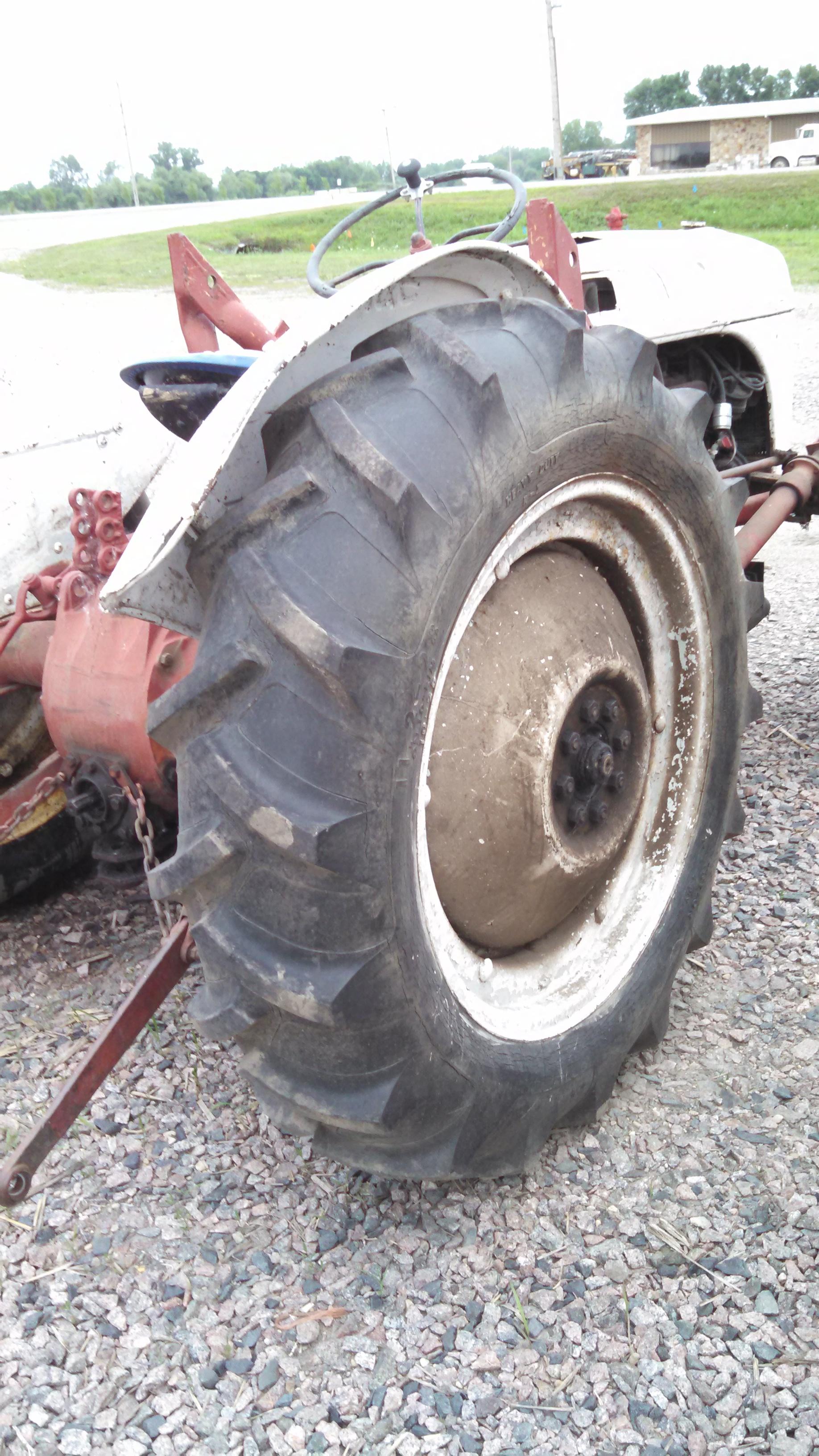 8N Ford Tractor with Loader & Bucket Motor Loose