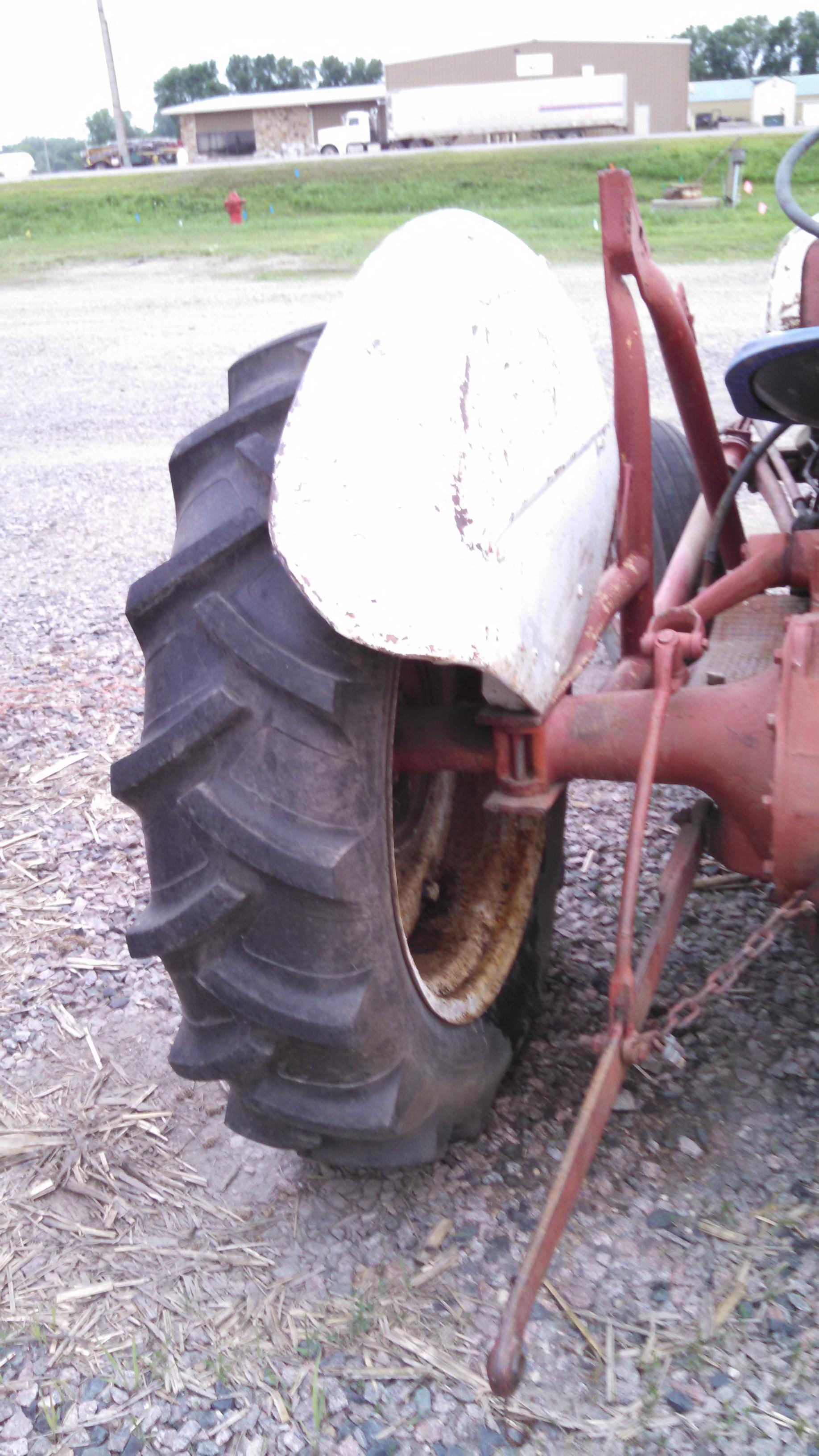 8N Ford Tractor with Loader & Bucket Motor Loose