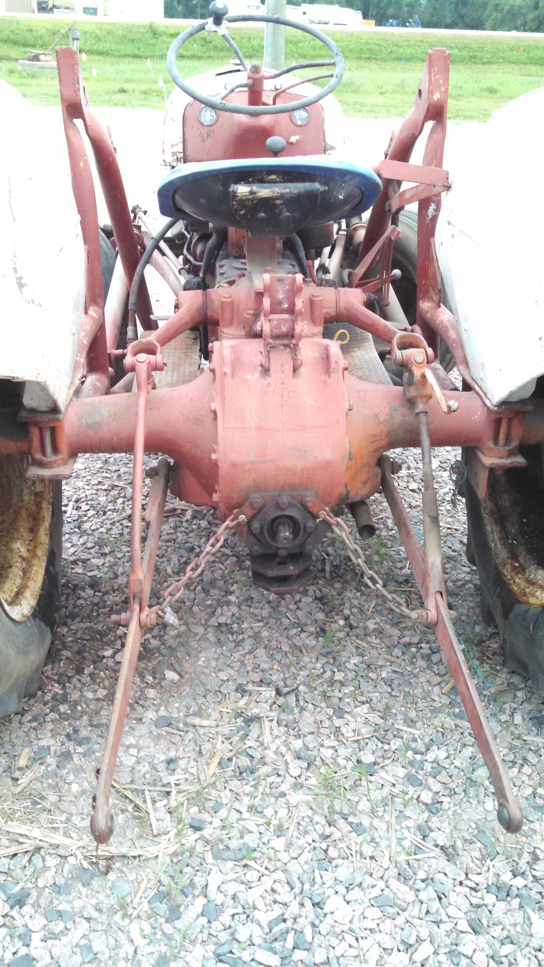 8N Ford Tractor with Loader & Bucket Motor Loose