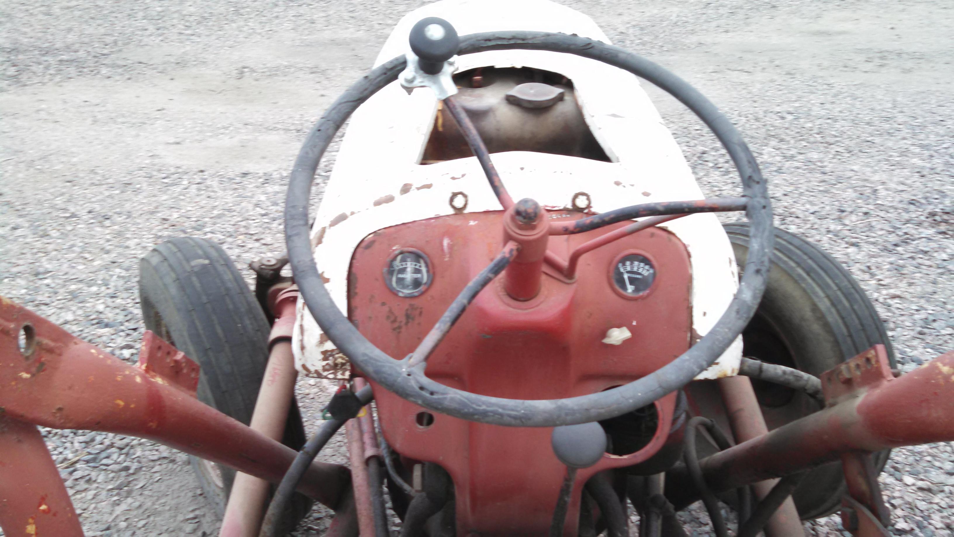 8N Ford Tractor with Loader & Bucket Motor Loose