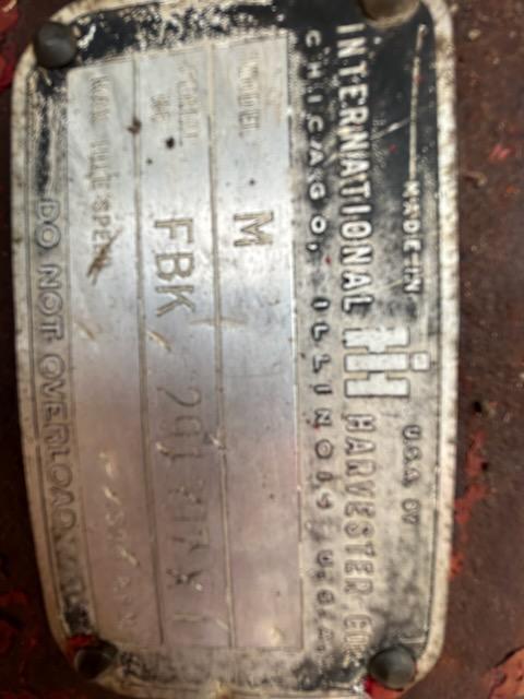 1952 Farmall M Narrow Front Tractor Runs