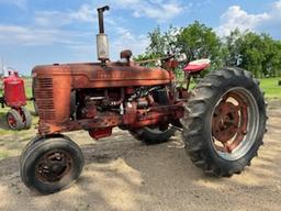 1952 Farmall M Narrow Front Tractor Runs