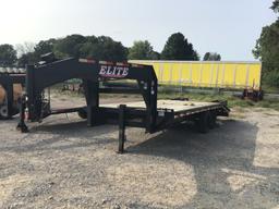 22FT ELITE GOOSENECK FLATBED TRAILER W/ TITLE