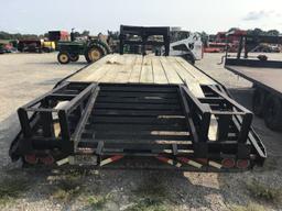 22FT ELITE GOOSENECK FLATBED TRAILER W/ TITLE