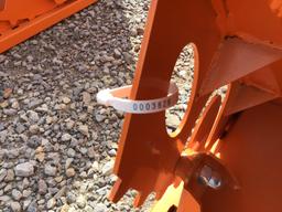 UNUSED ORANGE FORKLIFT DUMPSTER