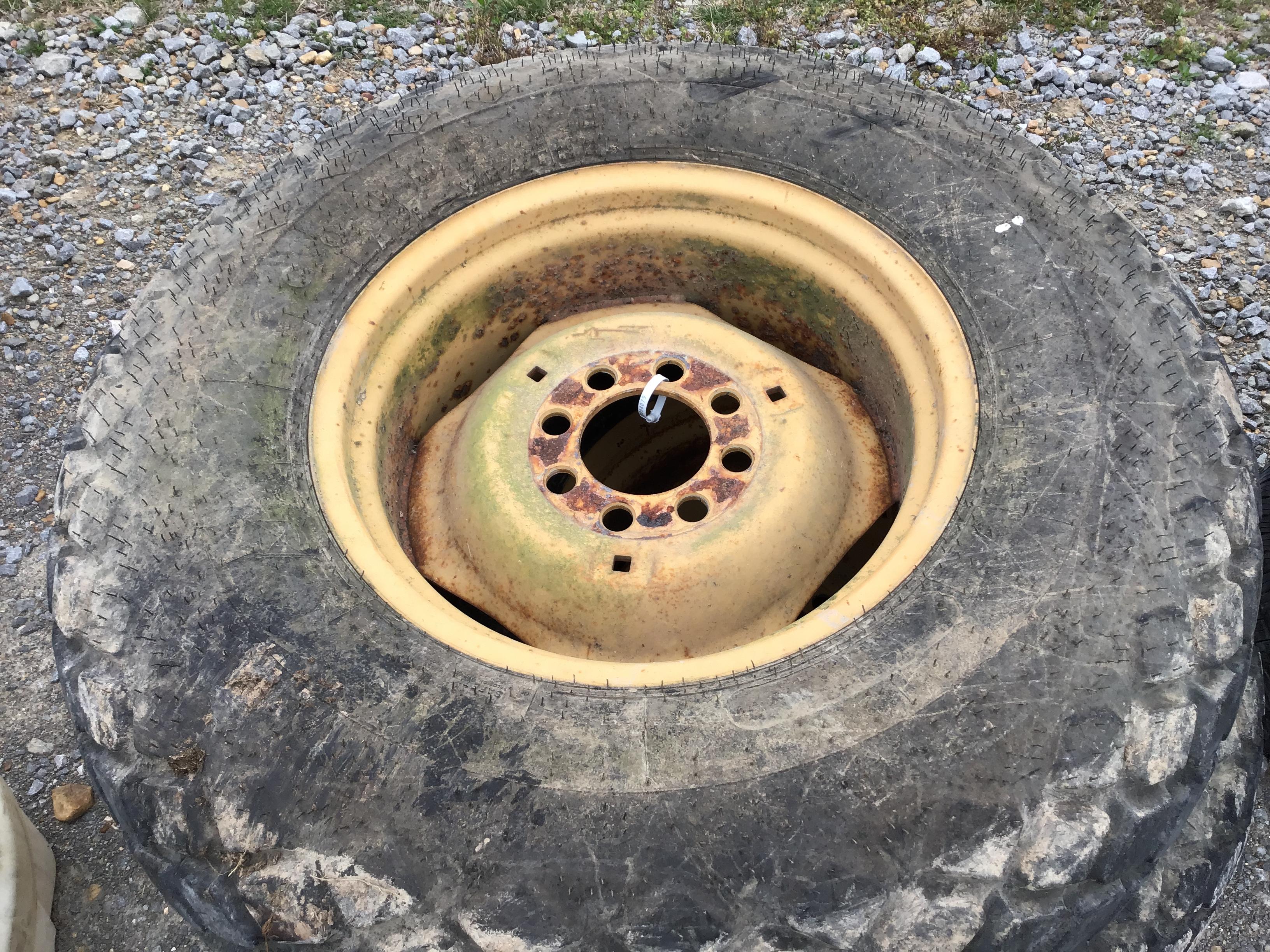 14.9-24 GOODYEAR BRAND FLOATATION TIRES AND WHEEL - BOTH ONE PRICE