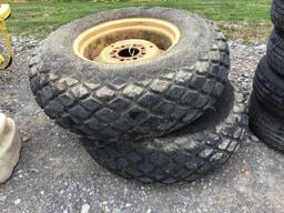 14.9-24 GOODYEAR BRAND FLOATATION TIRES AND WHEEL - BOTH ONE PRICE
