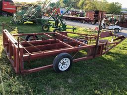 PULL TYPE SQUARE BALE ACCUMULATOR