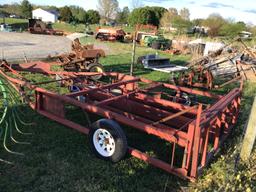 PULL TYPE SQUARE BALE ACCUMULATOR