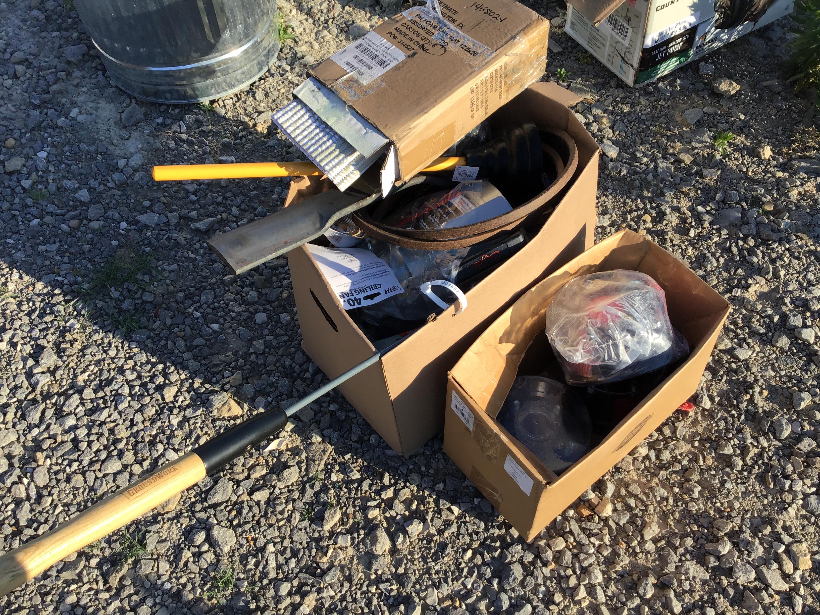 BOXES OF MISC & WHEEL BEARING