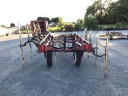 8 WHEEL H&S V-RAKE W/ KICKER WHEEL