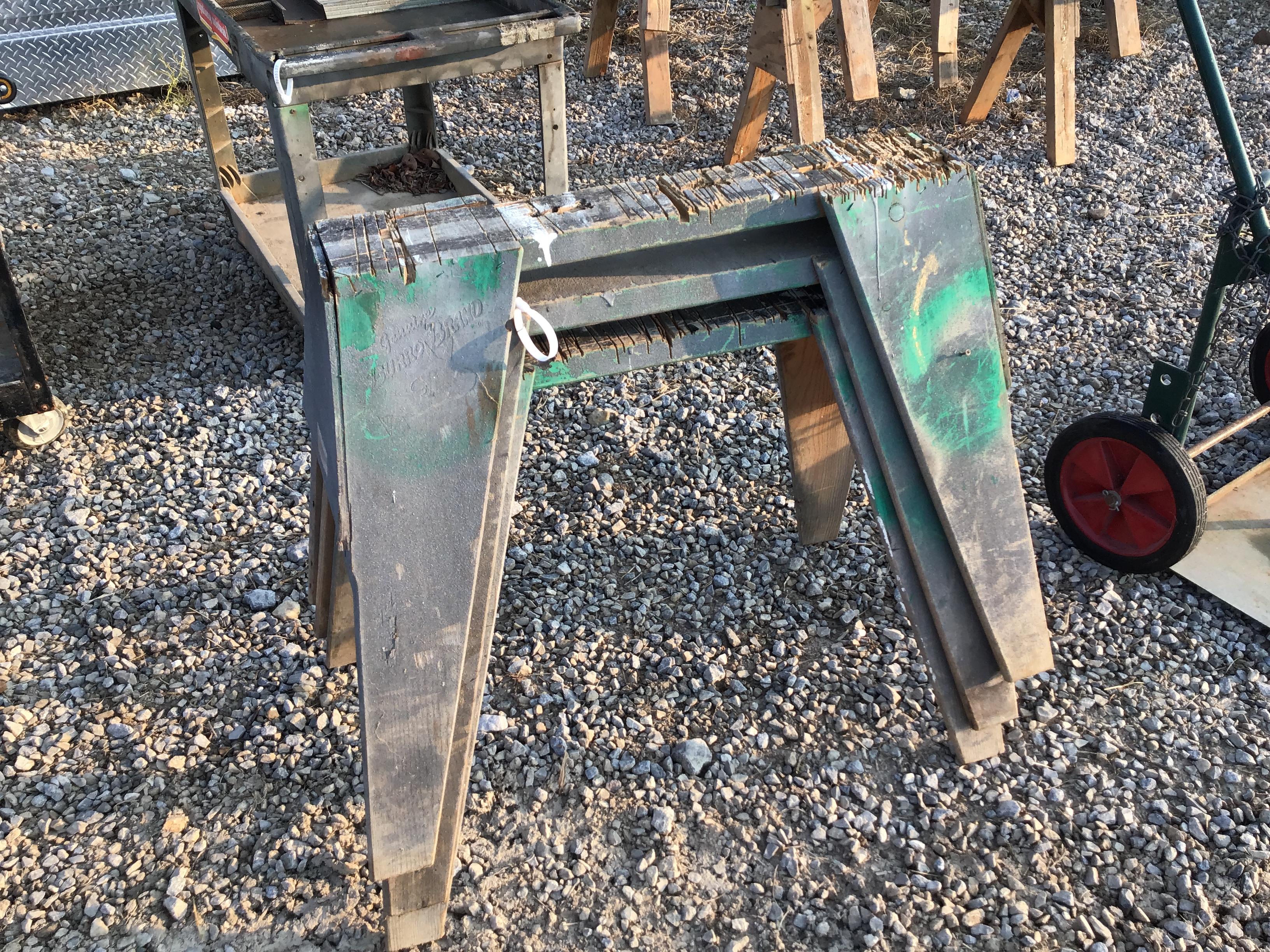 (3) SMALL SAW HORSES - ALL ONE PRICE