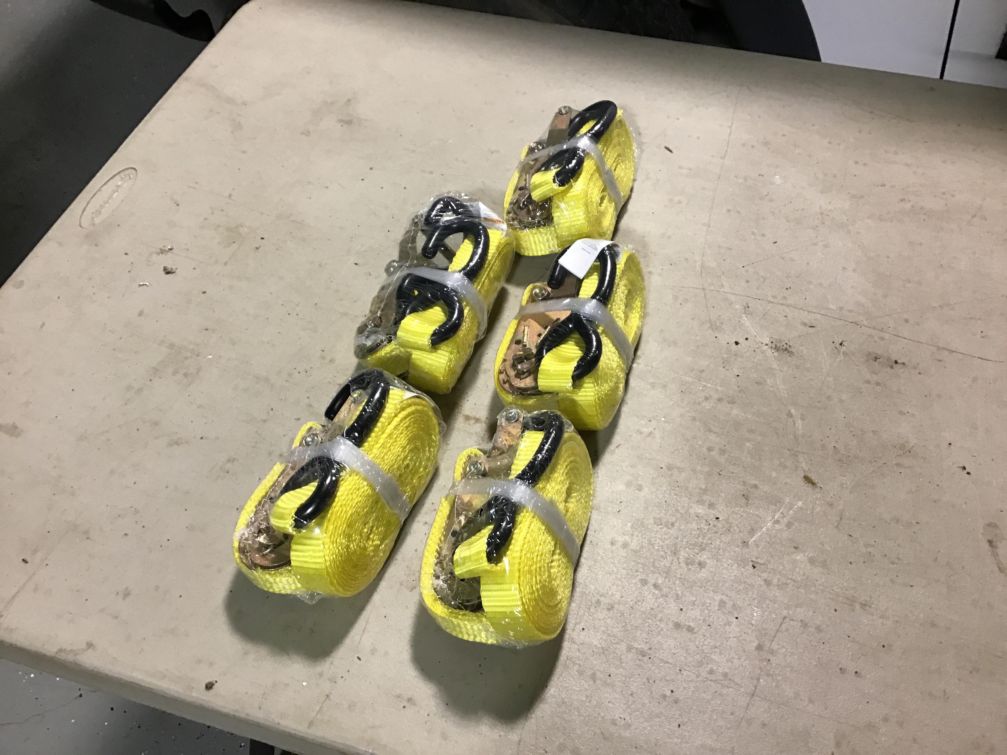 NEW 1'' X 15' RATCHET STRAPS - 5 TIMES THE PRICE