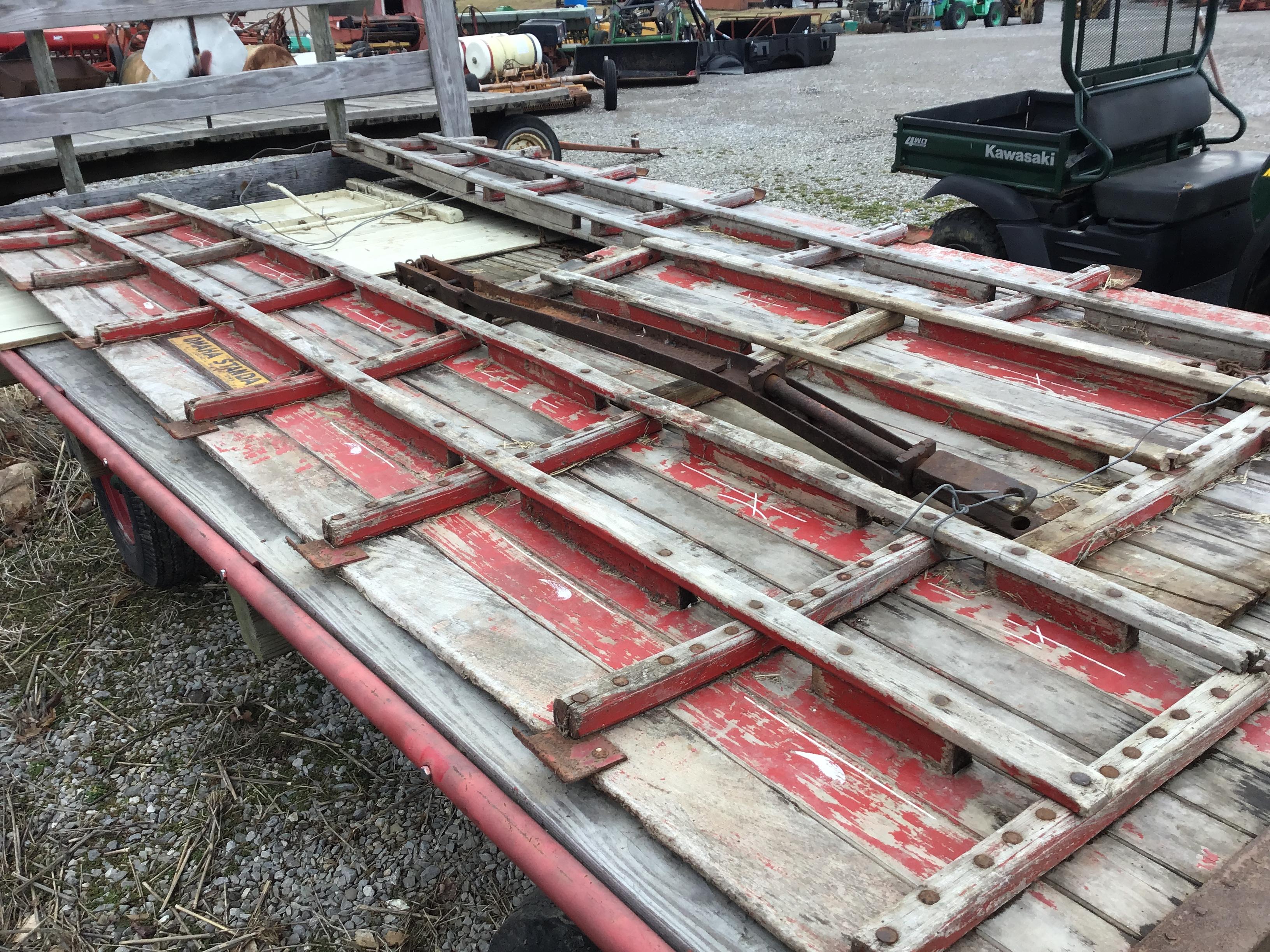 14FT FLAT WAGON W/ SIDES